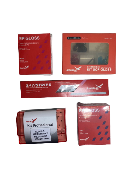 KIT P/TERMINACION Y PULIDO UNIBE (GRADO) AMERICAN BURRS