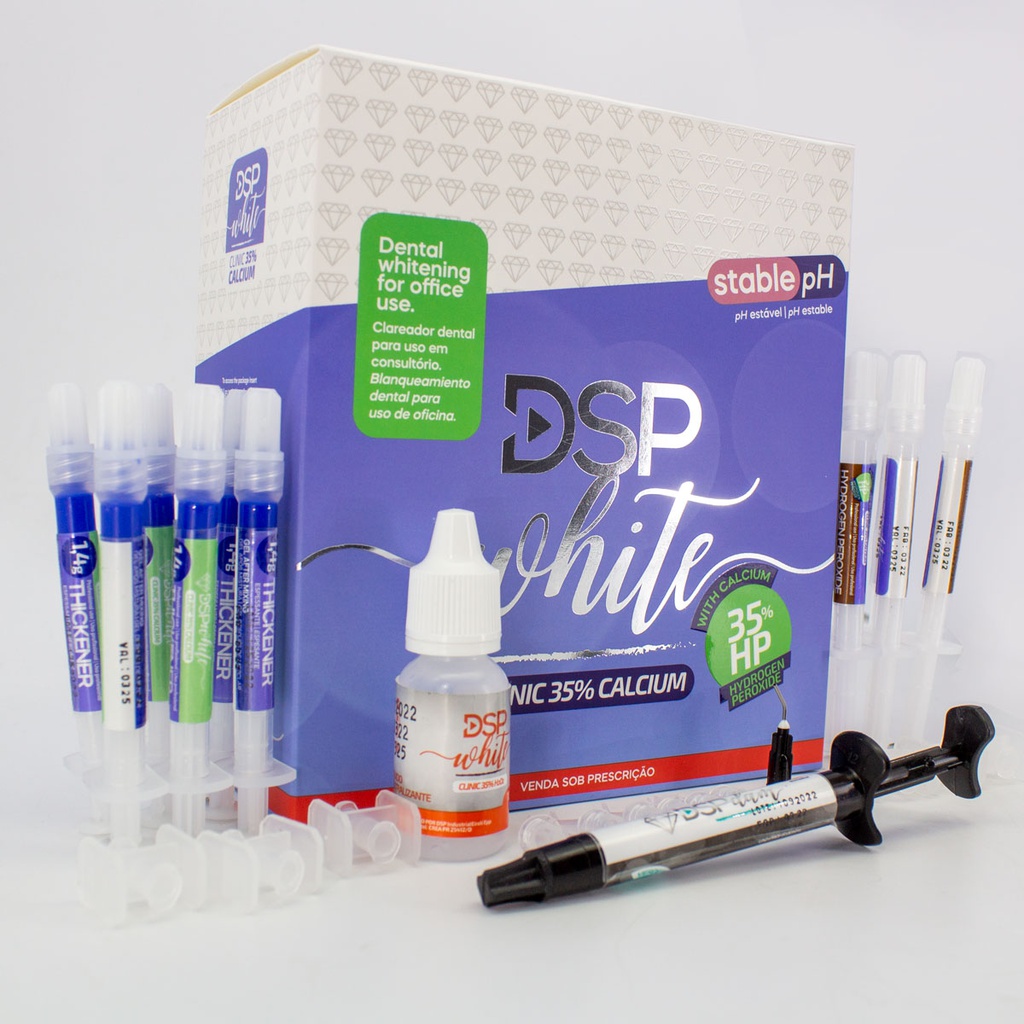 BLANQUEAMIENTO DSP WHITE CLINIC 35% CR CON CALCIO
