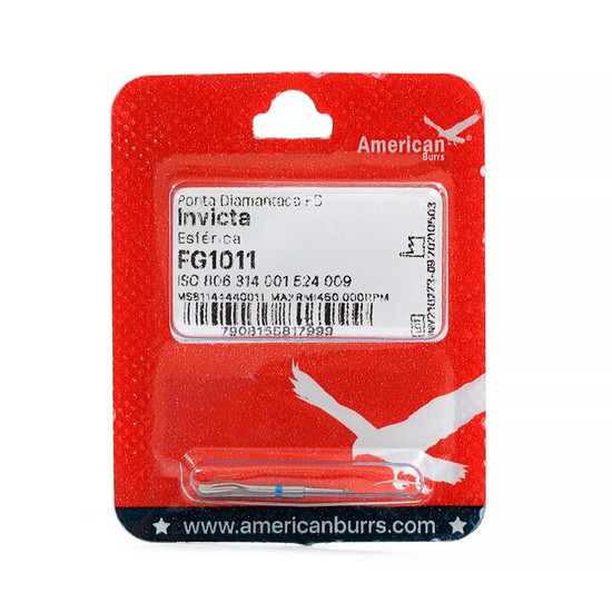 FRESA DIAMANTE INVICTA ESFERICA FG1011 RAZOR AMERICAN BURRS