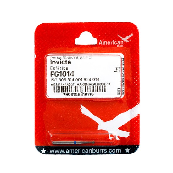 FRESA DIAMANTE INVICTA ESFERICA FG1014 RAZOR AMERICAN BURRS