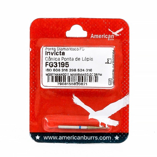 FRESA DIAMANTE INVICTA CONICA PUNTA LAPIZ FG3195 RAZOR AMERICAN BURRS