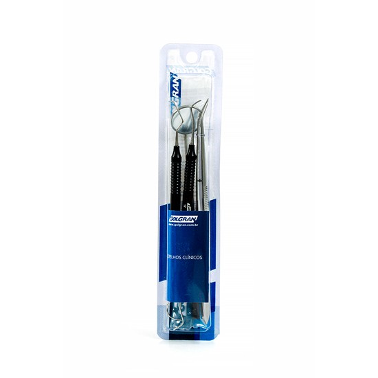 KIT CLINICO C/ 4 PCS NEGRO GOLGRAN