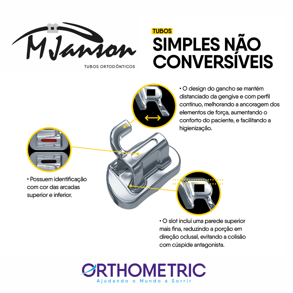 TUBO SIMPLE MJANSON MBT 36/37 ORTHOMETRIC