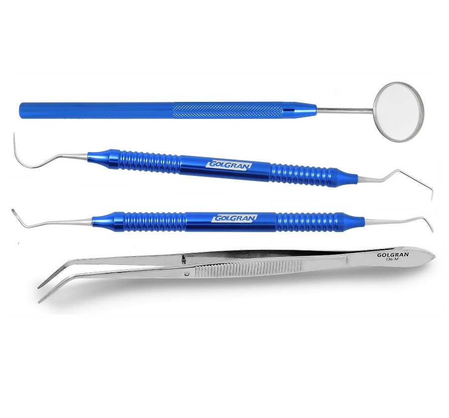 KIT CLINICO C/ 4 PCS AZUL GOLGRAN