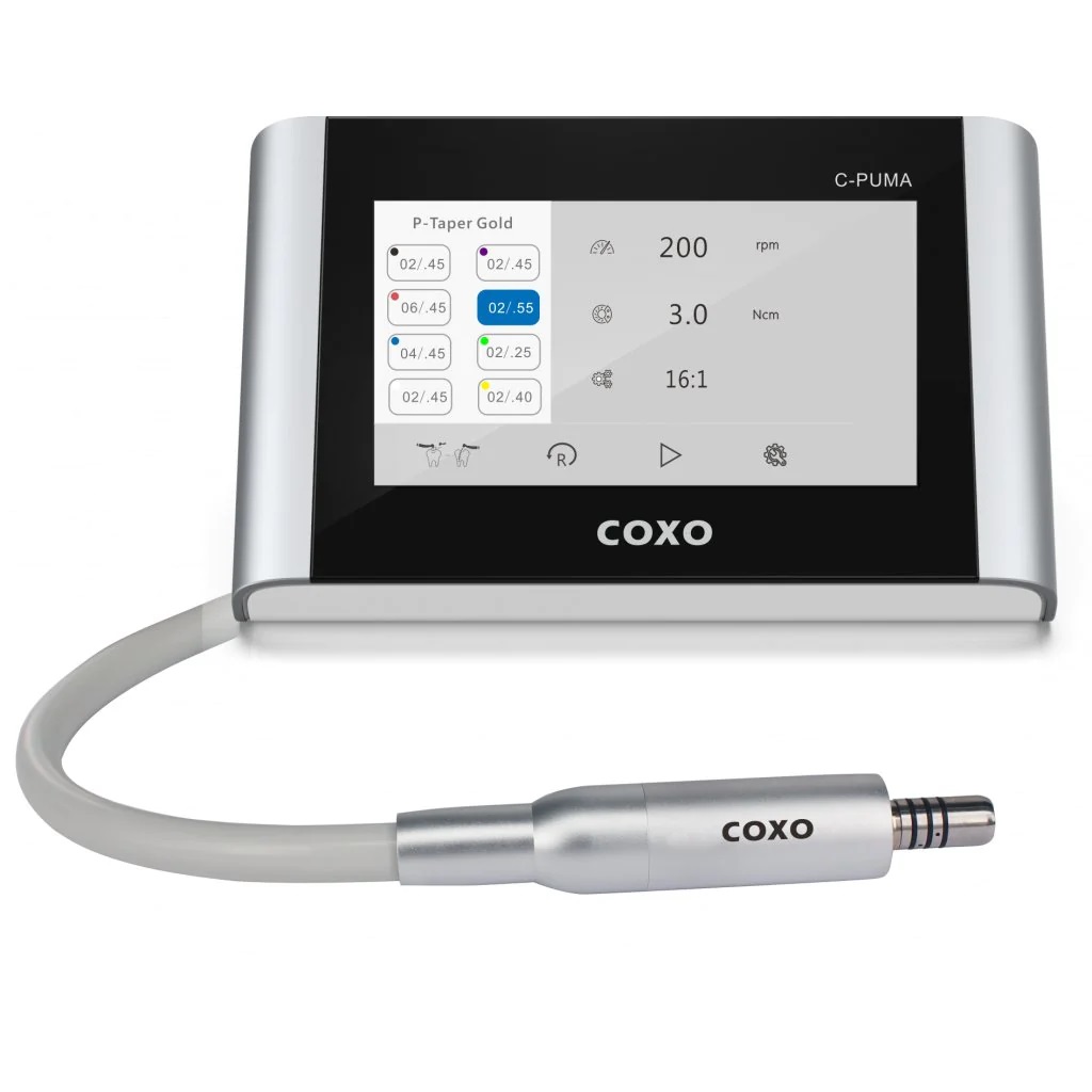 MICROMOTOR ELECTRICO COXO C-PUMA MASTER C/CONTRA-ANGULO 1:5 y 1:1