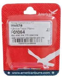 FRESA DIAMANTE INVICTA CONICA PUNTA PLANA FG1064 AMERICAN BURRS