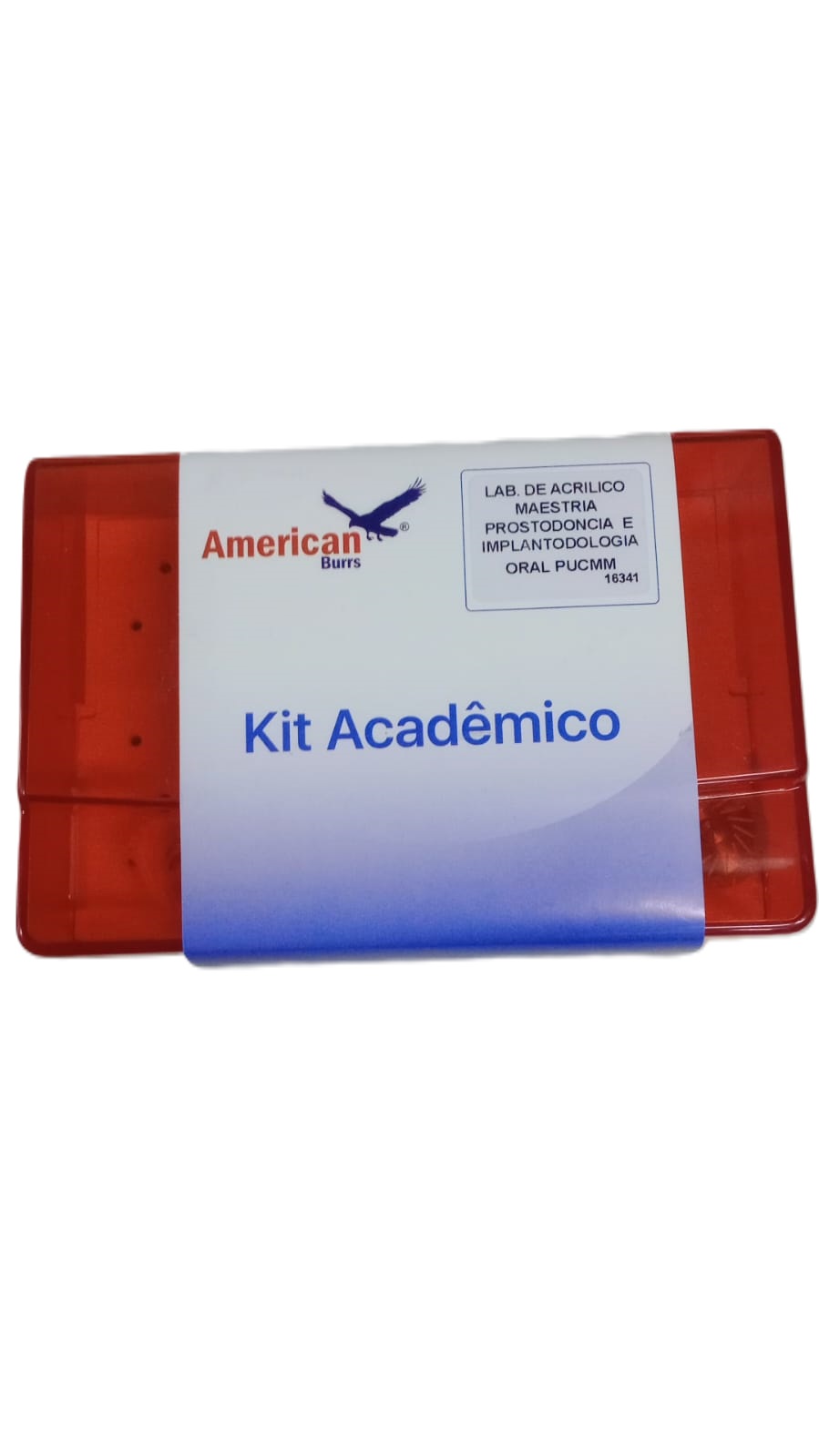KIT ACADEMICO PUCMM POSTGRADO ACRILICO MAESTRIA PROSTODONCIA E IMPLANTOLOGIA ORAL AMERICAN BURRS