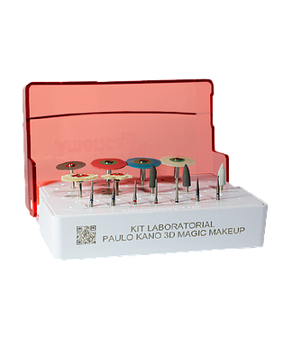 KIT P/TERMINACION Y PULIDO CERAMICA PAULO KANO 3D MAGIC MAKEUP AMERICAN BURRS