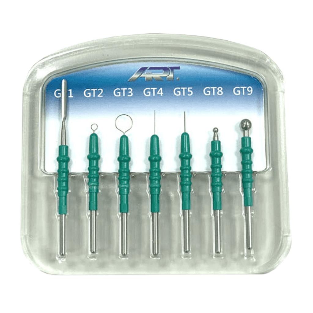 PUNTAS P/ELECTROBISTURI VERDE ART SET