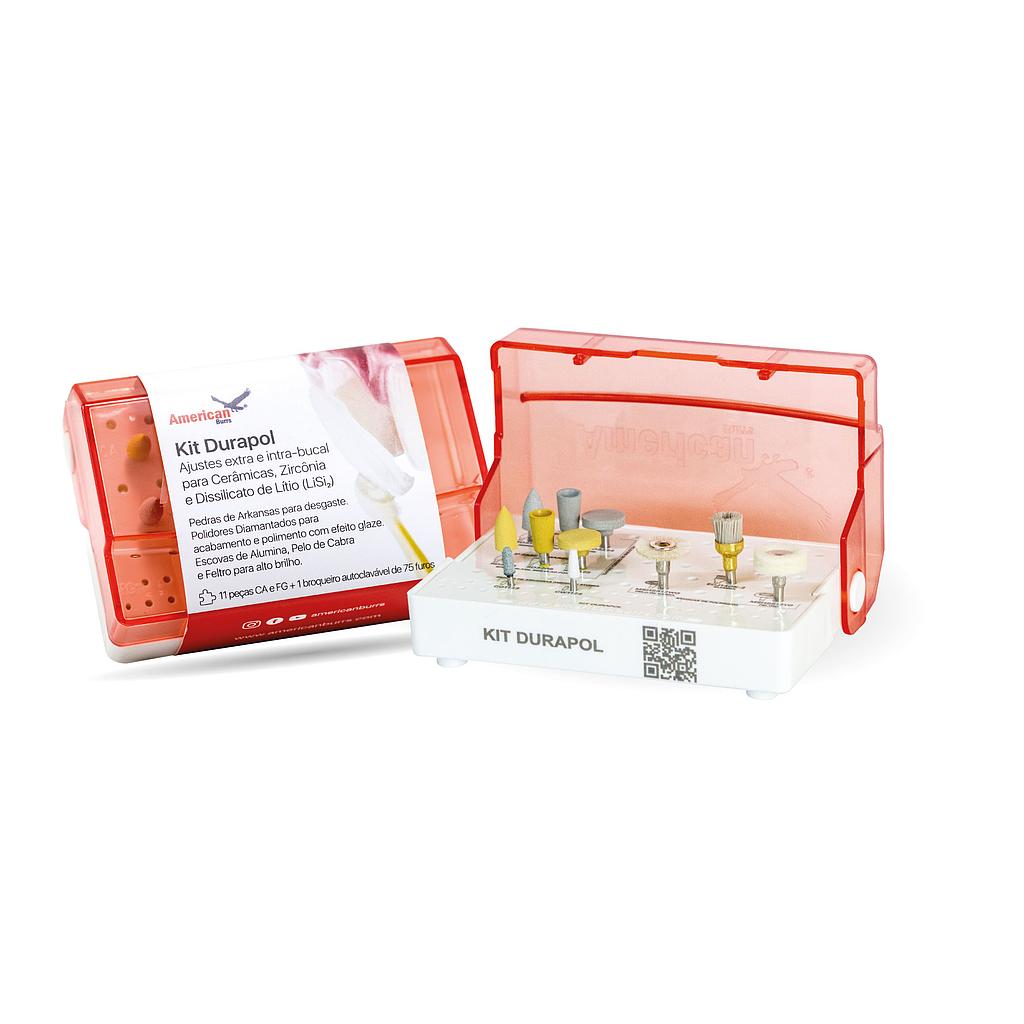 KIT P/TERMINACION Y PULIDO CERAMICA DURAPOL 10/1 AMERICAN BURRS