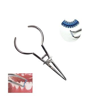PINZA ORTODONTICA P/COLOCAR ELASTICOS 160 ZATTY