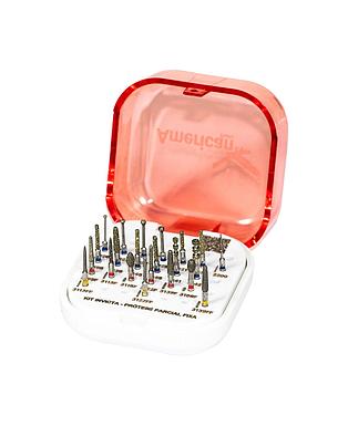 KIT FRESAS P/PROTESIS FIJA AMERICAN BURRS
