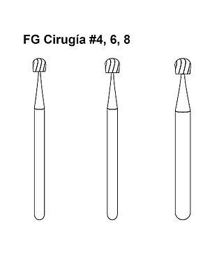 FRESA CARBIDE P/CIRUGIA FGC8 RAZOR AMERICAN BURRS