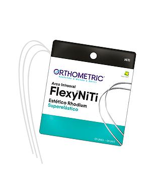 ARCO FLEXY NITI ESTHETIC RHODIUM 014 INF ORTHOMETRIC