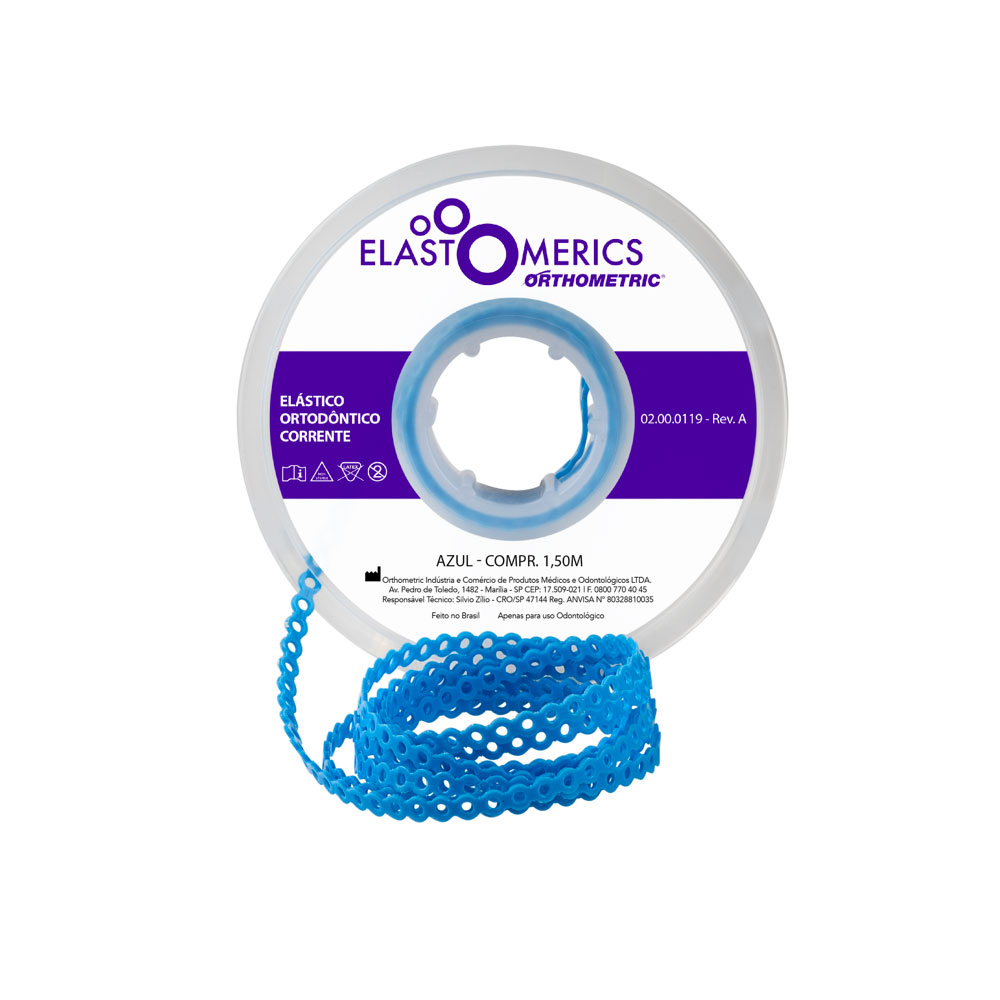 ELASTICOS CADENETA MEDIO AZUL 1.5M ORTHOMETRIC