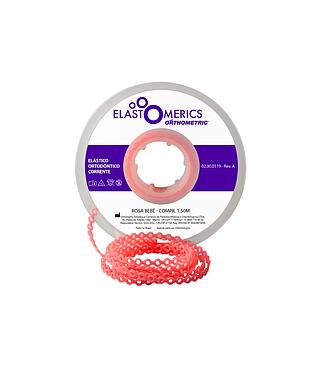 ELASTICOS CADENETA MEDIO ROSA CRISTAL 1.5M ORTHOMETRIC
