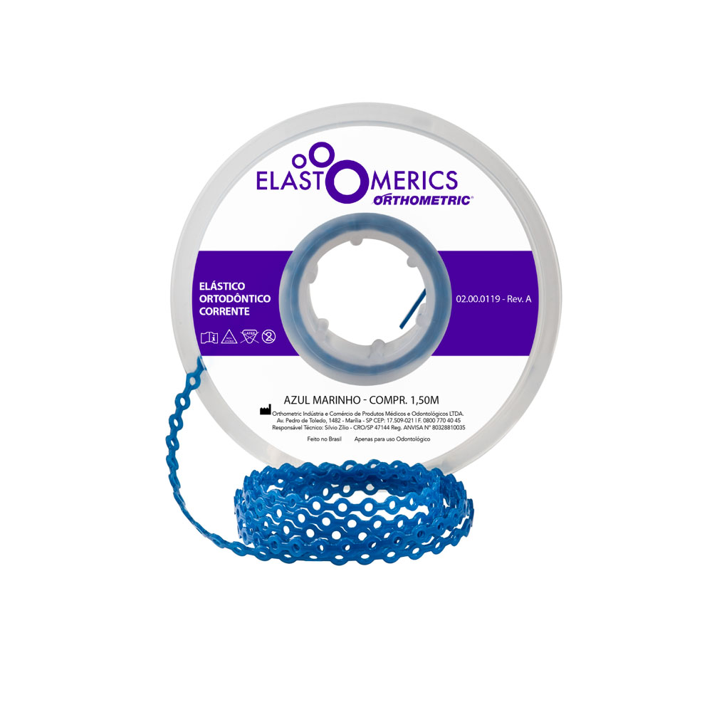 ELASTICOS CADENETA CORTO AZUL MARINO 1.5M ORTHOMETRIC
