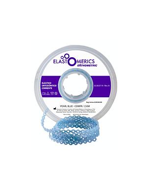 ELASTICOS CADENETA CORTO AZUL PERLA 1.5M ORTHOMETRIC