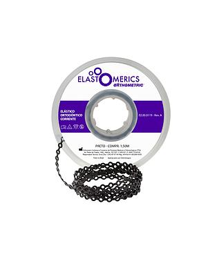 ELASTICOS CADENETA CORTO NEGRO 1.5M ORTHOMETRIC
