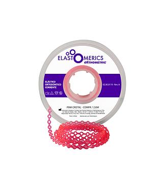 ELASTICOS CADENETA CORTO PINK CRISTAL 1.5M ORTHOMETRIC