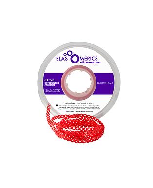 ELASTICOS CADENETA CORTO ROJO 1.5M ORTHOMETRIC