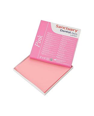 DIQUE GOMA 6"X6" SANCTUARY ROSADO MEDIO