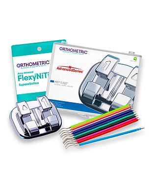 BRACKET ADVANCED ROTH ORTHOMETRIC KIT 1/1 PROMO (2 ELASTICOS MODULAR + ARCOS)
