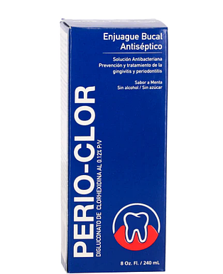ENJUAGUE BUCAL PERIO-CLOR AL 0.12% DR. COLLADO 8OZ