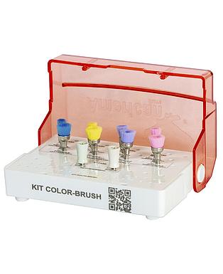 KIT P/PROFILAXIS COLORBRUSH 10/1 AMERICAN BURRS