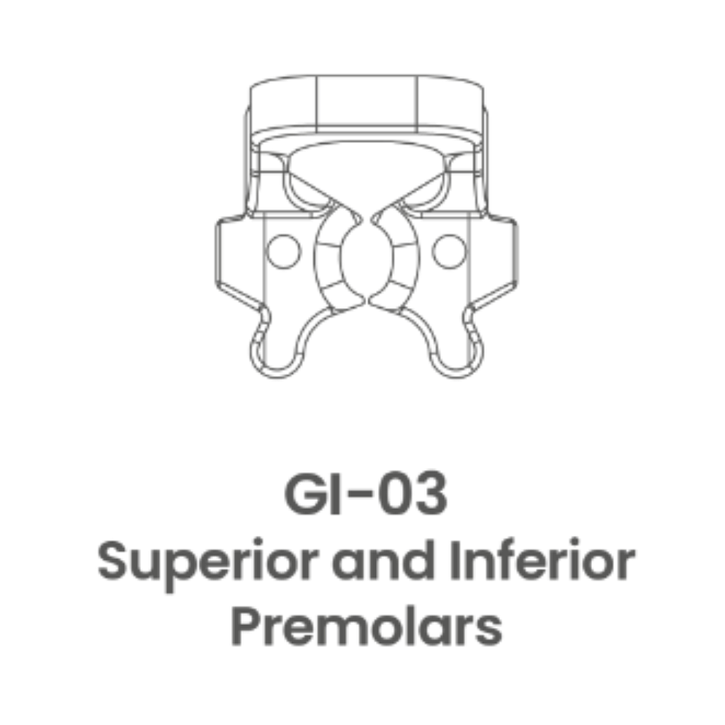 GRAPA P/AISLAMIENTO INDUSBELLO TRANSPARENTE G3 PREMOLARES SUP E INF KIT 15/1