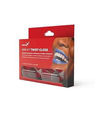 KIT P/TERMINACION Y PULIDO TWISTGLOSS MINIKIT 2/1 AMERICAN BURRS