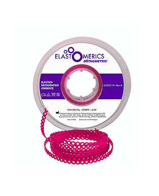 ELASTICOS CADENETA MEDIO CRISTAL UVA 1.5M ORTHOMETRIC