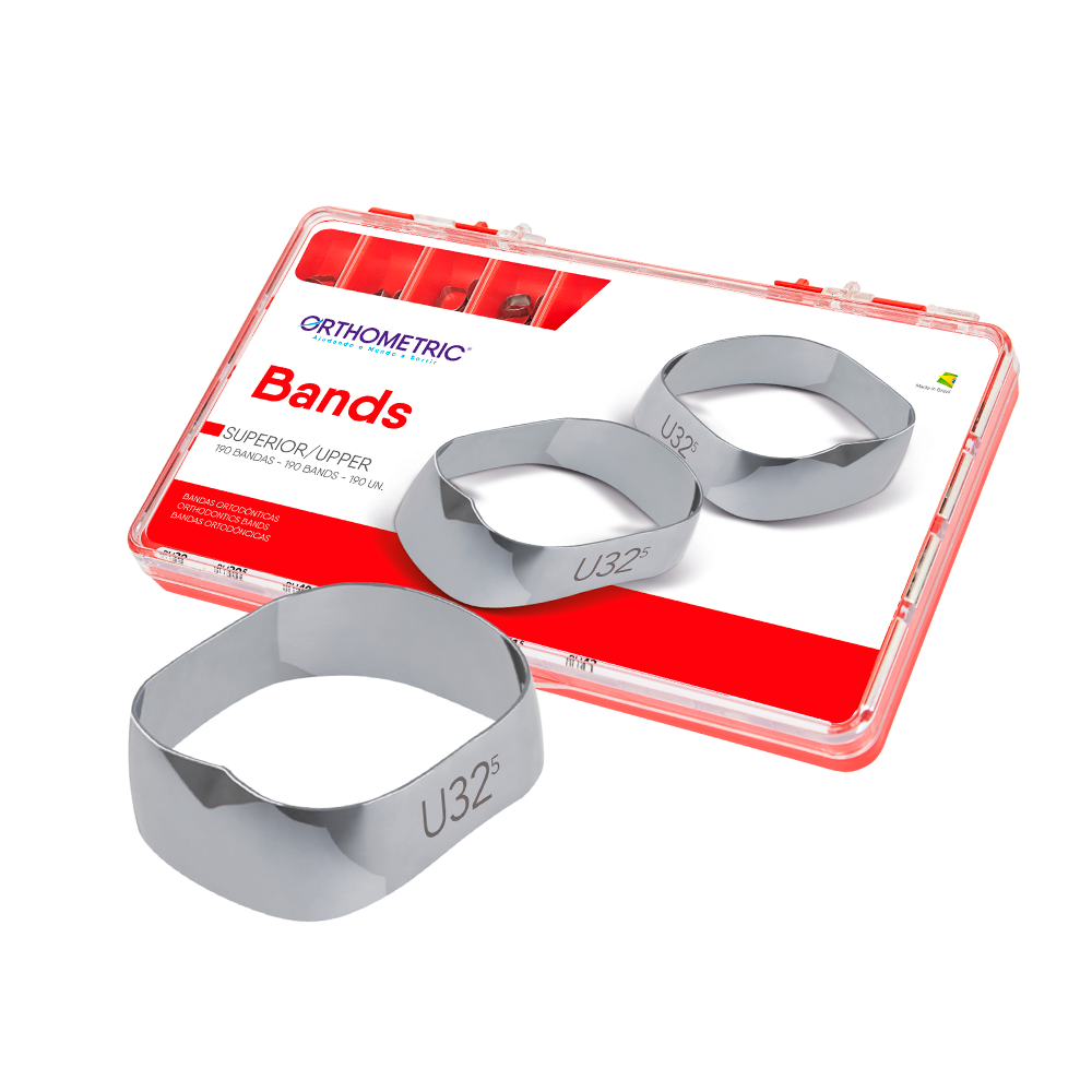 BANDAS ORTODONTICAS SUPERIOR KIT 190/1 ORTHOMETRIC