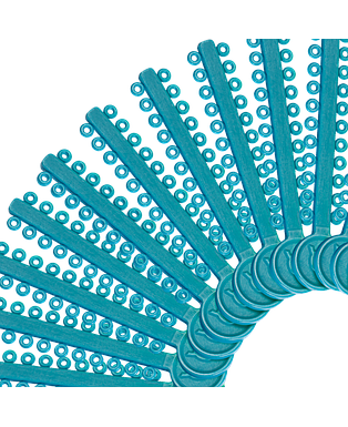 ELASTICOS LIGADURAS MODULAR AZUL BEBE ORTHOMETRIC