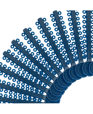ELASTICOS LIGADURAS MODULAR AZUL MARINO ORTHOMETRIC