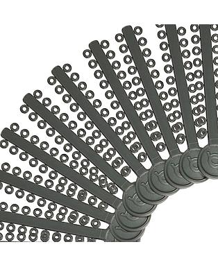 ELASTICOS LIGADURAS MODULAR (CINZA) GRIS ORTHOMETRIC