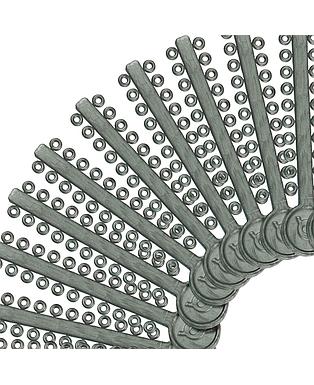 ELASTICOS LIGADURAS MODULAR PLATA ORTHOMETRIC
