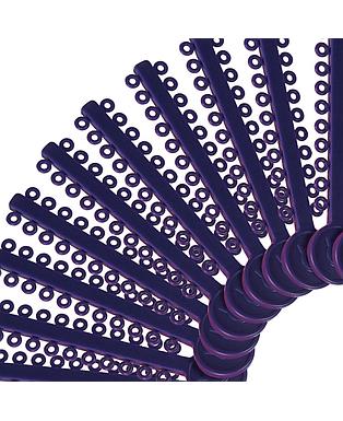 ELASTICOS LIGADURAS MODULAR PURPURA (ROXO) ORTHOMETRIC