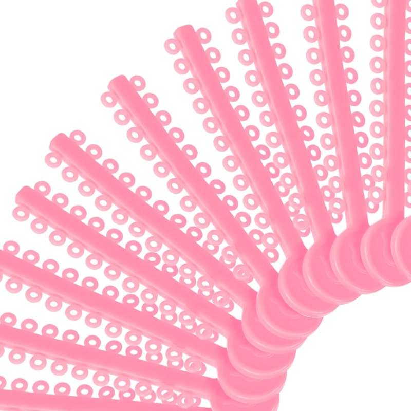 ELASTICOS LIGADURAS MODULAR ROSA BEBE ORTHOMETRIC