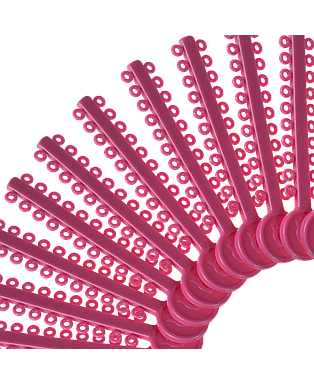 ELASTICOS LIGADURAS MODULAR ROSA PINK ORTHOMETRIC