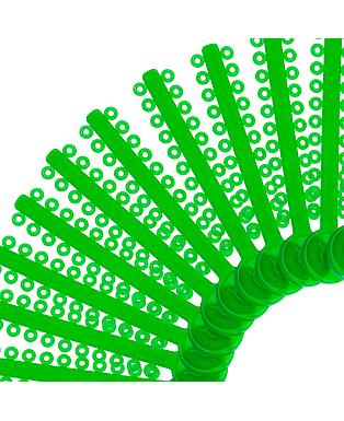 ELASTICOS LIGADURAS MODULAR VERDE CRISTAL ORTHOMETRIC