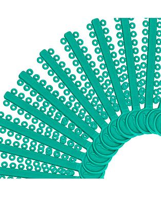 ELASTICOS LIGADURAS MODULAR VERDE MAR ORTHOMETRIC