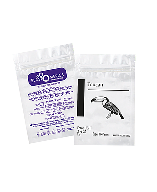 ELASTICOS INTRAORALES 1/4" LEVE (2.5 OZ) ORTHOMETRIC