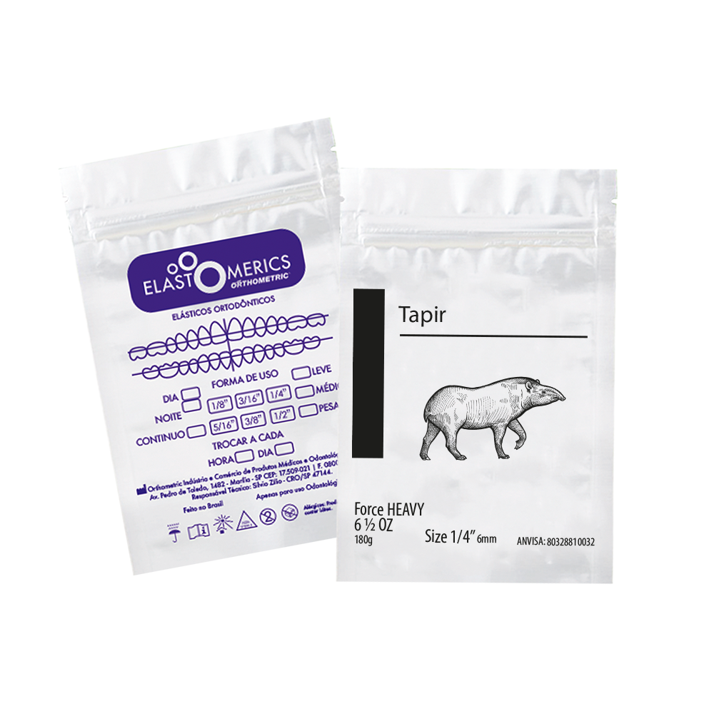 ELASTICOS INTRAORALES 1/4" PESADO (6.5 OZ) ORTHOMETRIC