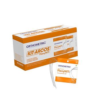 ARCO FLEXY NITI TERMO ACTIVO ORTHOMETRIC KIT 100 PAQUETES PROMO (REDONDOS+RECTANGULARES)
