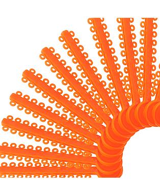 ELASTICOS LIGADURAS MODULAR NARANJA ORTHOMETRIC