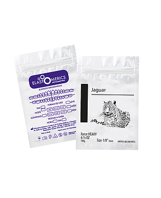 ELASTICOS INTRAORALES 1/8" PESADO (6.5 OZ) ORTHOMETRIC