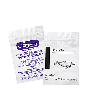 ELASTICOS INTRAORALES 3/16 PESADO (6.5 OZ) ORTHOMETRIC