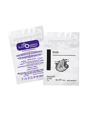 ELASTICOS INTRAORALES 3/8" LEVE (2.5 OZ) ORTHOMETRIC