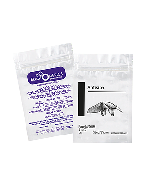 ELASTICOS INTRAORALES 3/8" MEDIO (4.5 OZ) ORTHOMETRIC